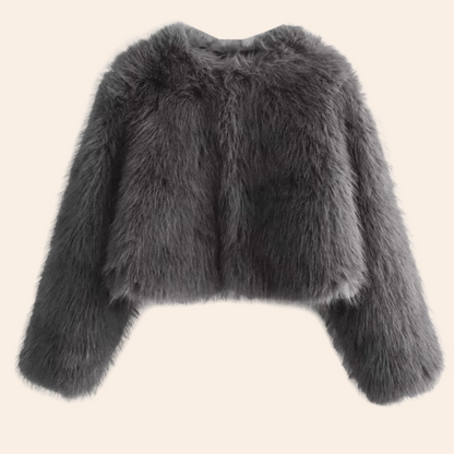 Sylis | Short winter jacket in faux fur
