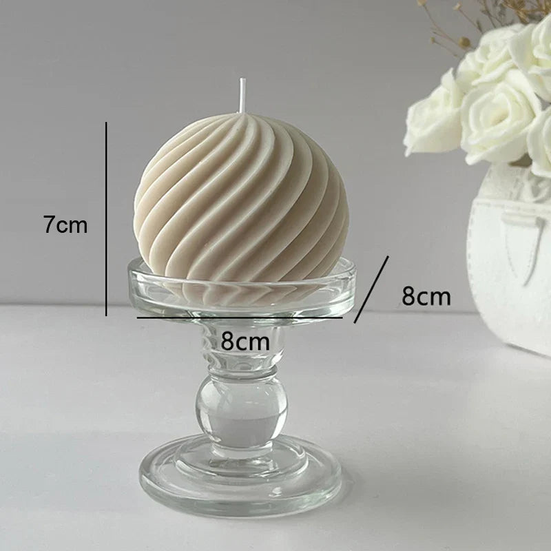 Creative Geometric Scented Candle Golf Ball Design Decoration