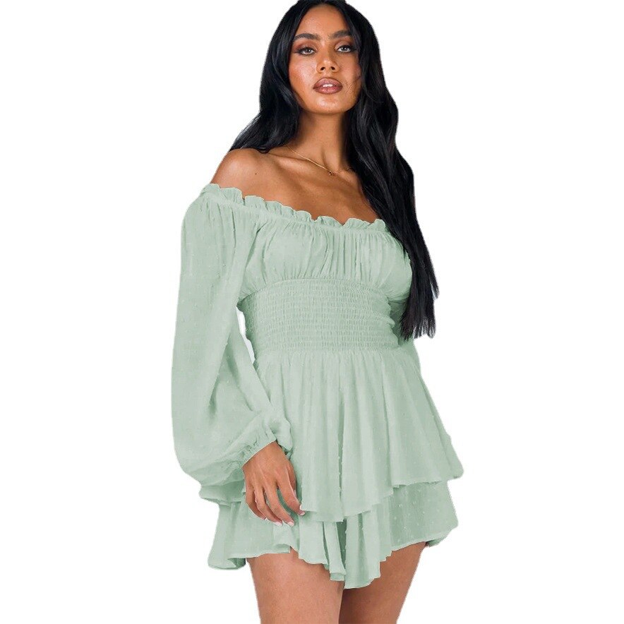 Sylis off-the-shoulder ruffle