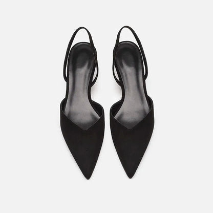 Sylis pointed toe slingback sandal