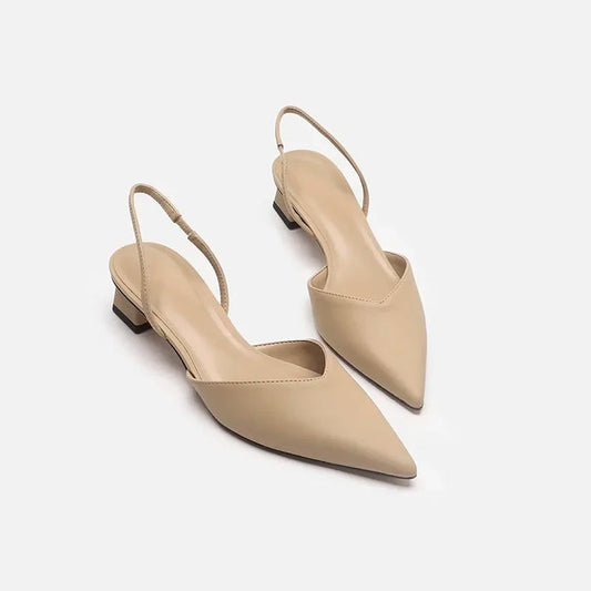 Sylis pointed toe slingback sandal