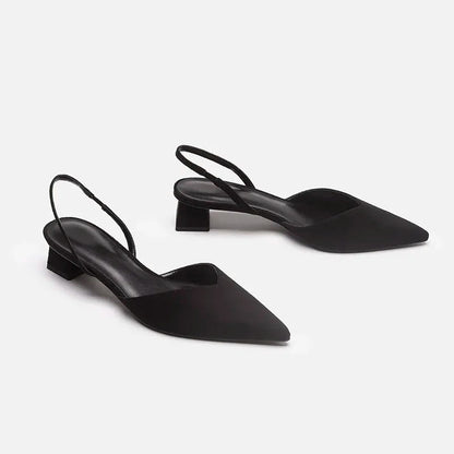 Sylis pointed toe slingback sandal