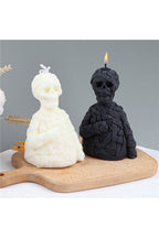 Skull Scary Candle Shape