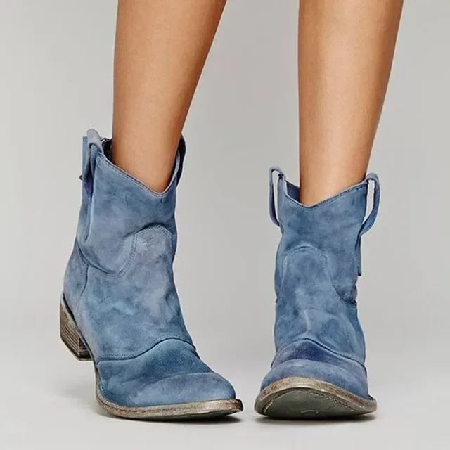 Sylis-Mode | Cowboy Ankle Boot I Vintage Style