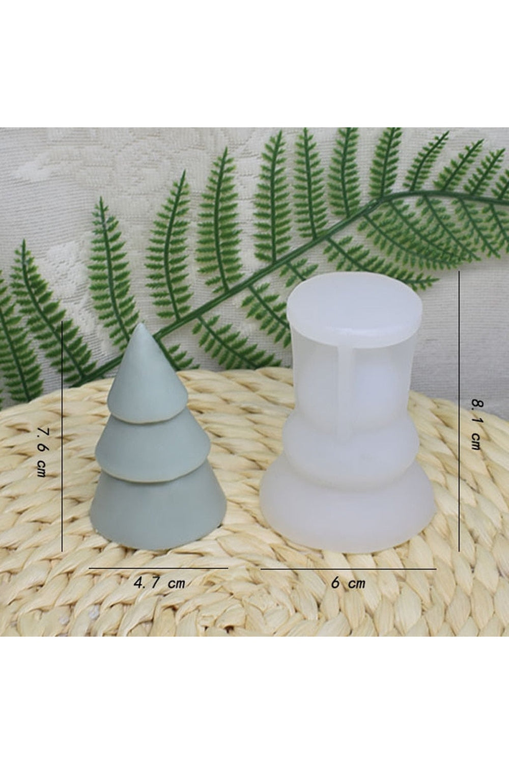 Christmas candle shape