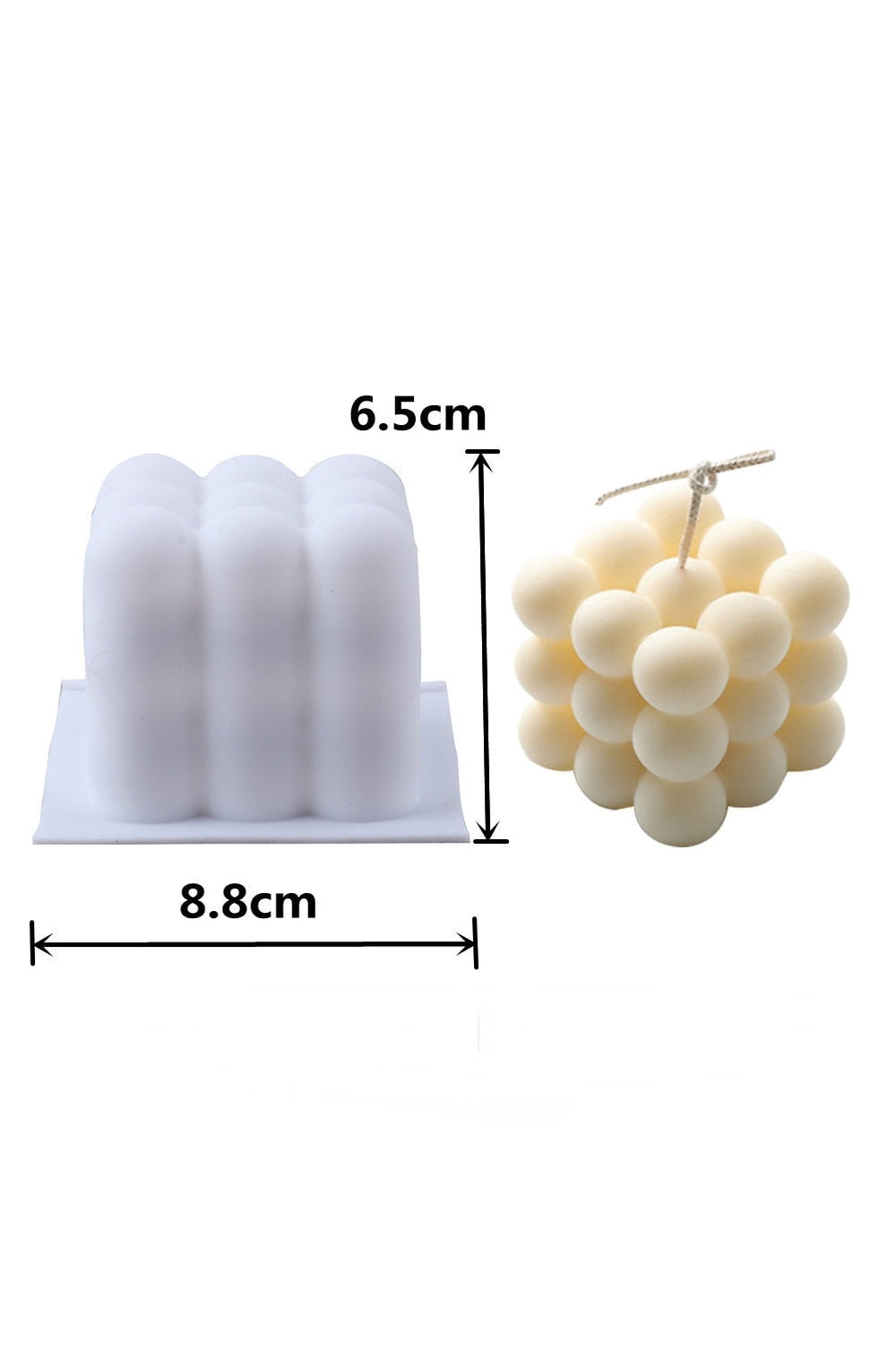 Honeycomb Cube Candle Mould