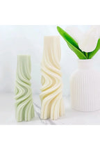 Pillar candle mold DIY