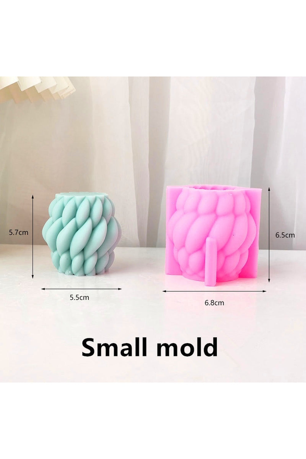 geometric candle shape