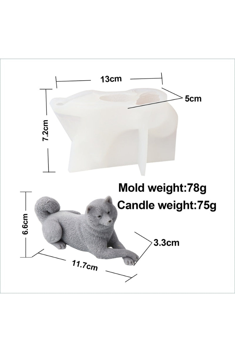 Cartoon Candle Shape