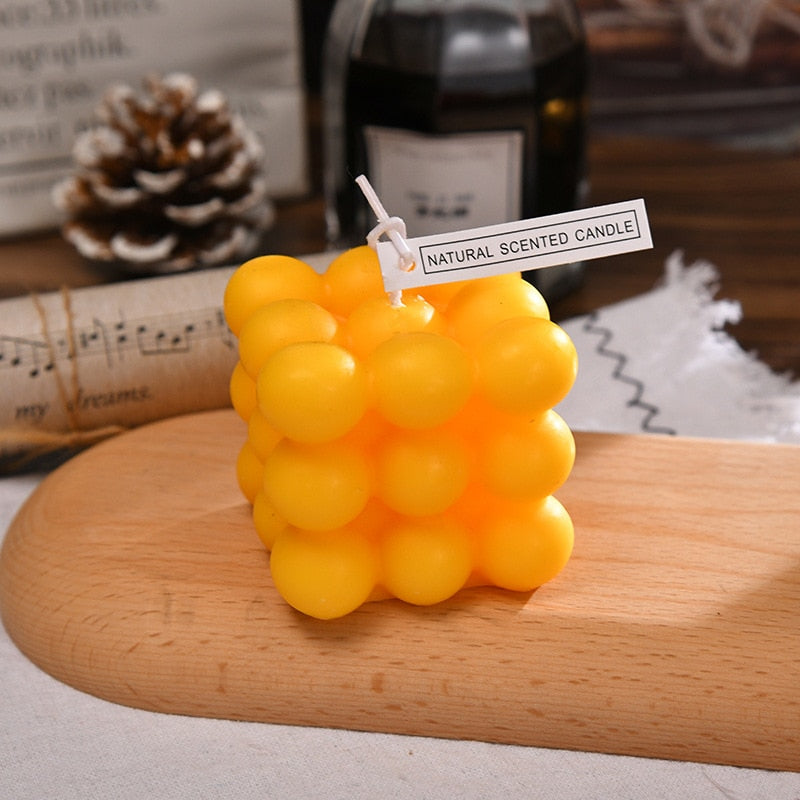 Elegant BubbleGlow Candle Create a Cozy Atmosphere at Home