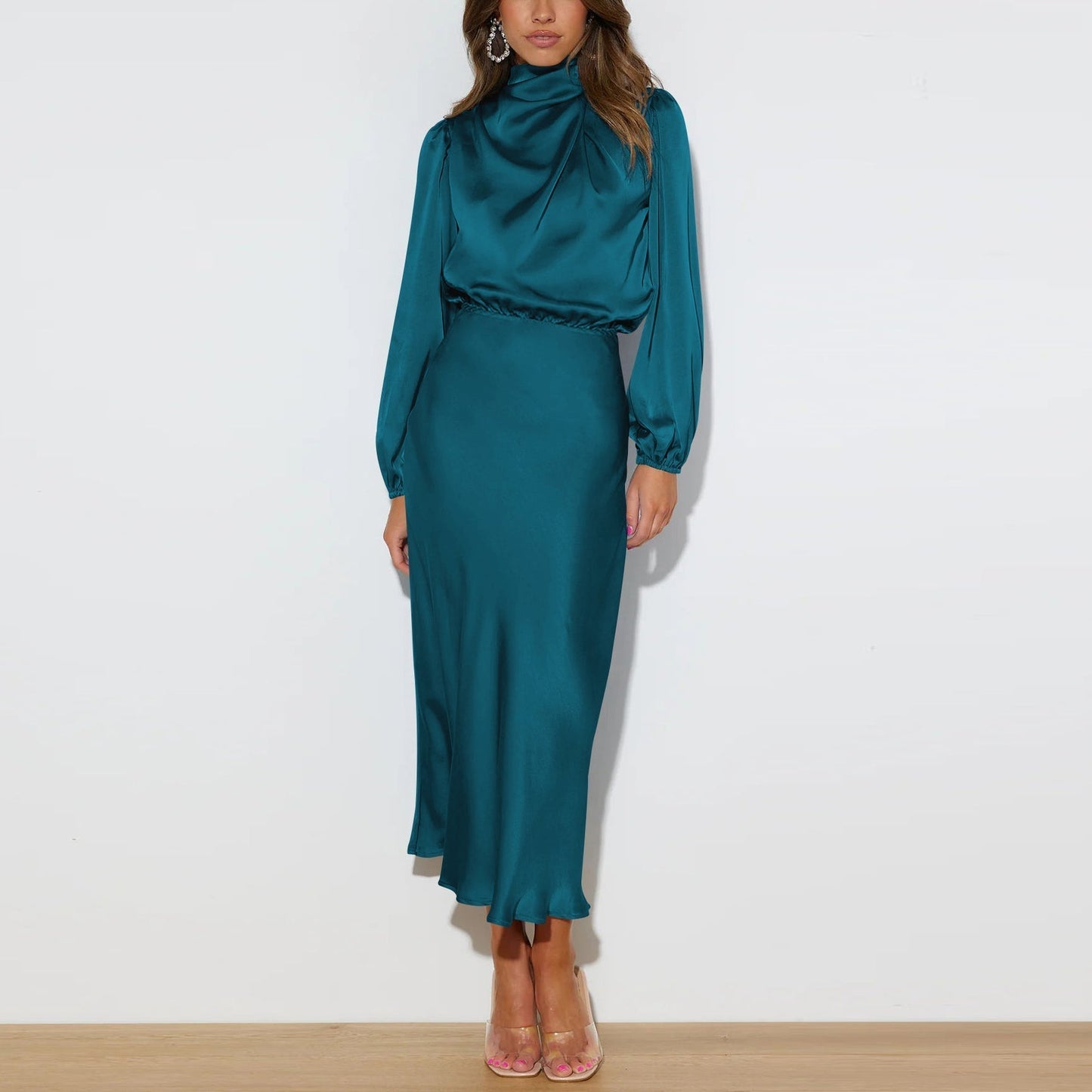 Sylis | Long satin dress