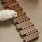 FoldaMerocie wardrobe rail made of wood – Stylish wall hook rail | Space-saving solution for any room