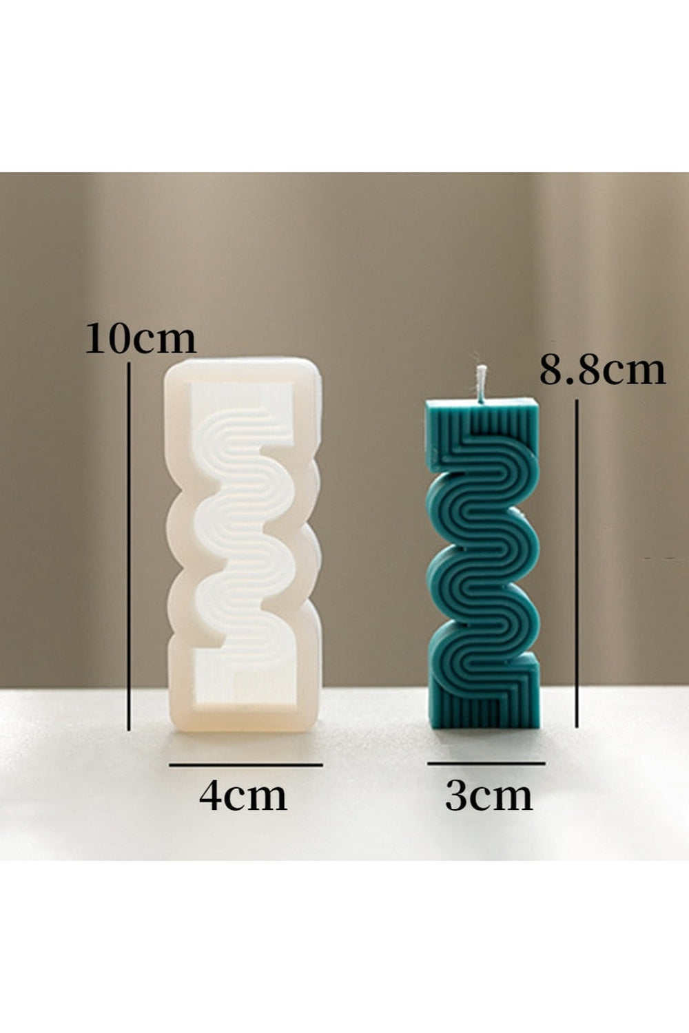 creative candle shape