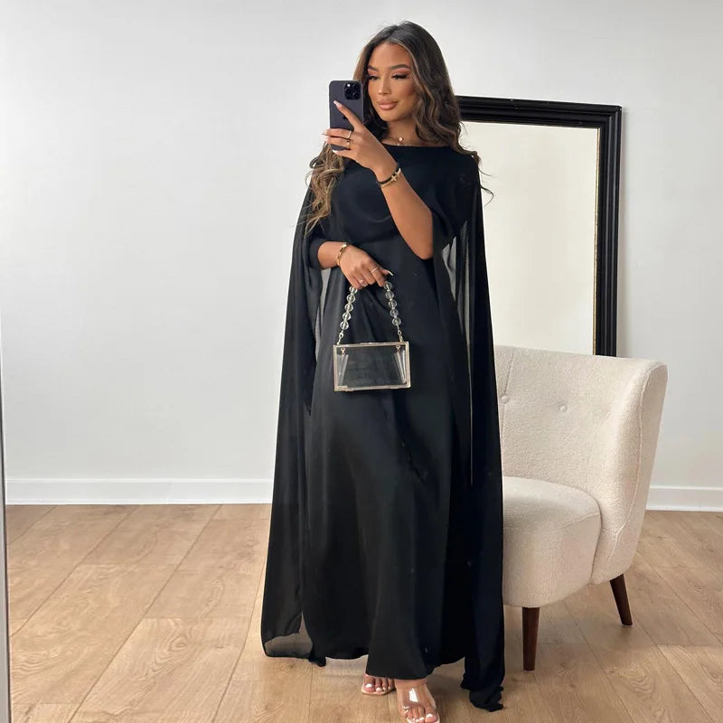 Long satin sleeves for women