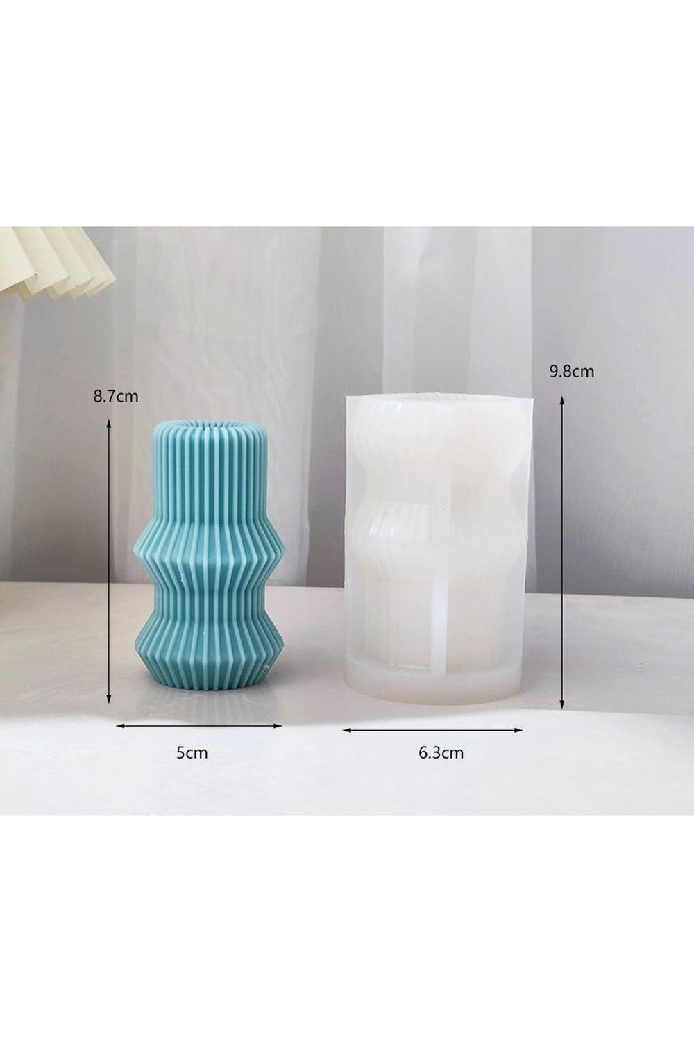 Roman column candle shape