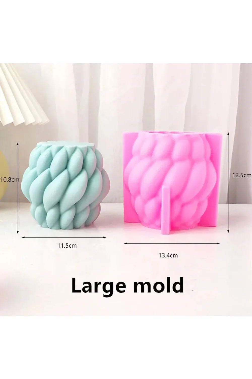 Wave candle shape DIY