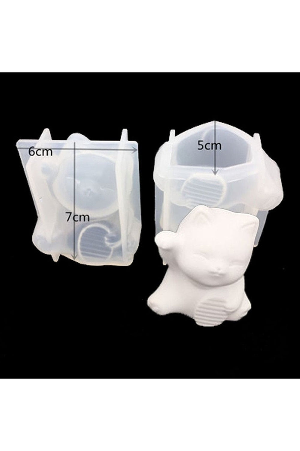 Stereo Bear Candle Shape