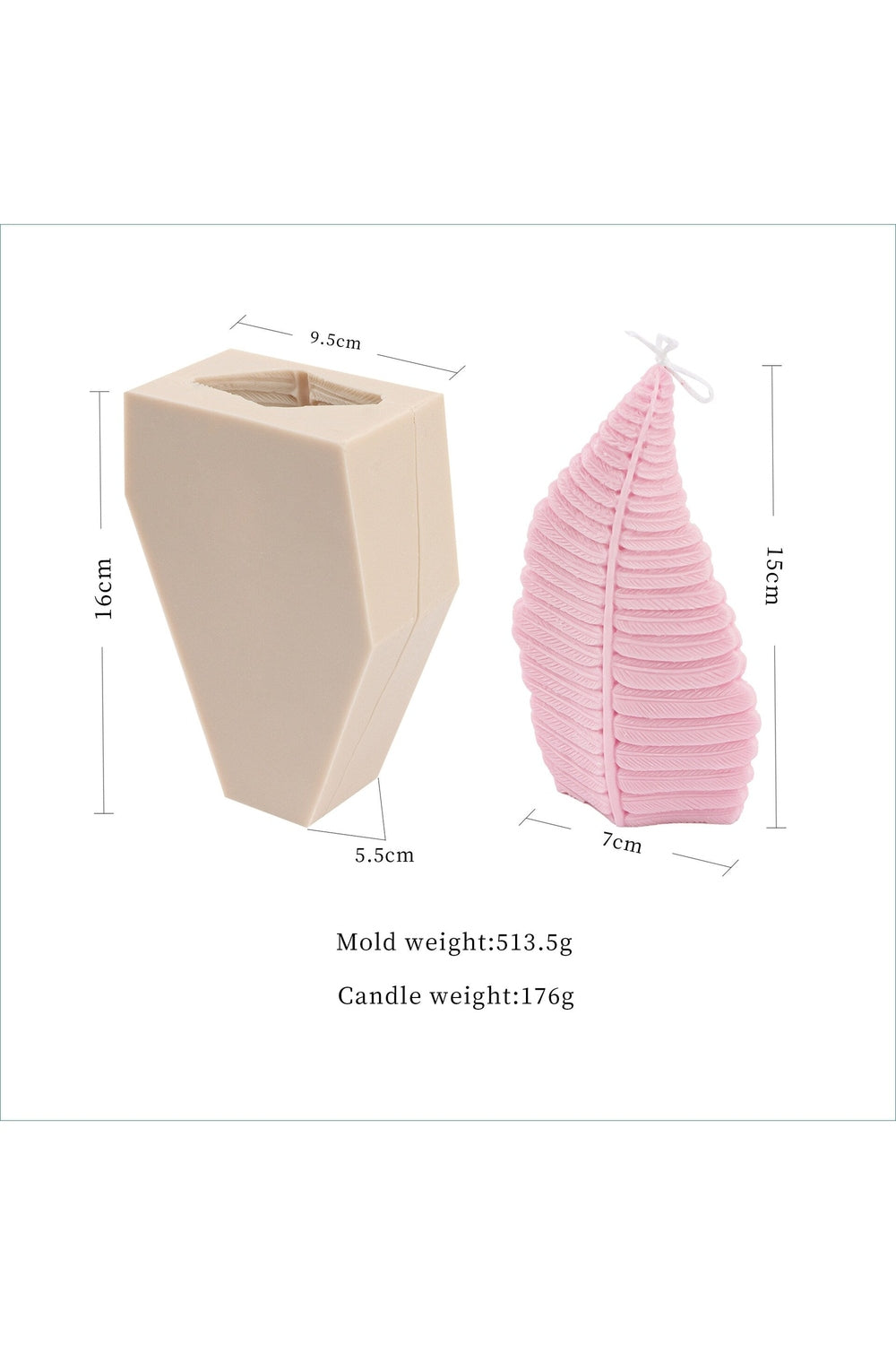 Fan Candle Shape
