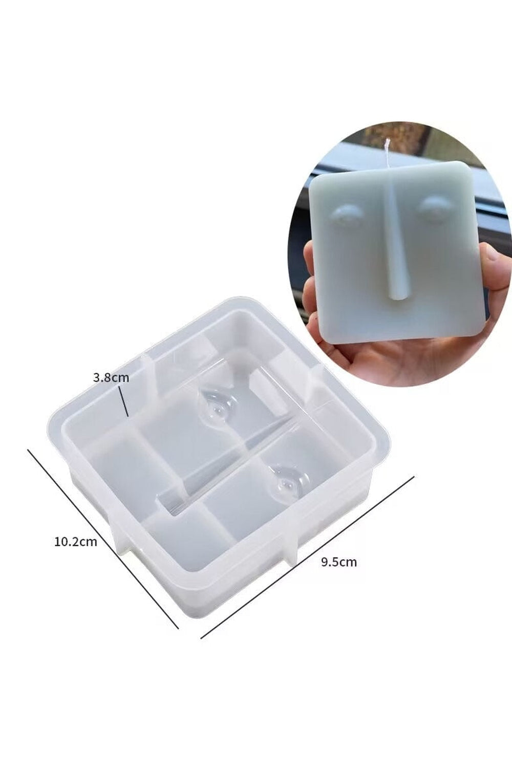 Face Shaped Candle Mold