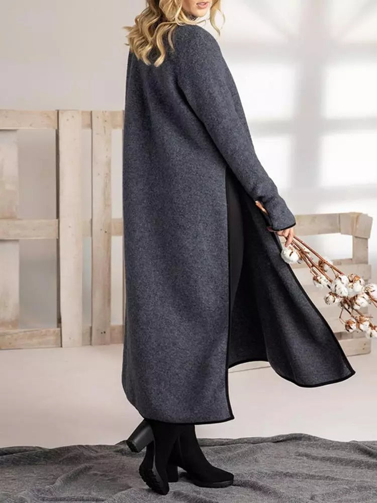 Sylis | Long casual split midi dress