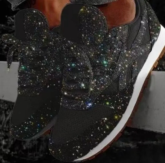 Shiny casual Sylis with sequins