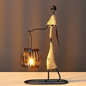 Retro & Stylish Candle Holder - VintageMan