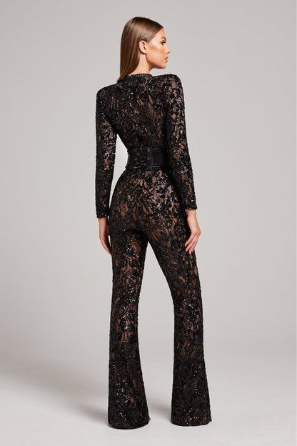 Sylis-Mode | Lace Elegance Jumpsuit