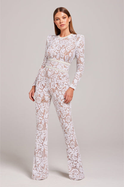 Sylis-Mode | Lace Elegance Jumpsuit