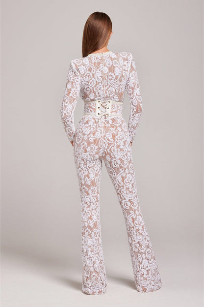 Sylis-Mode | Lace Elegance Jumpsuit
