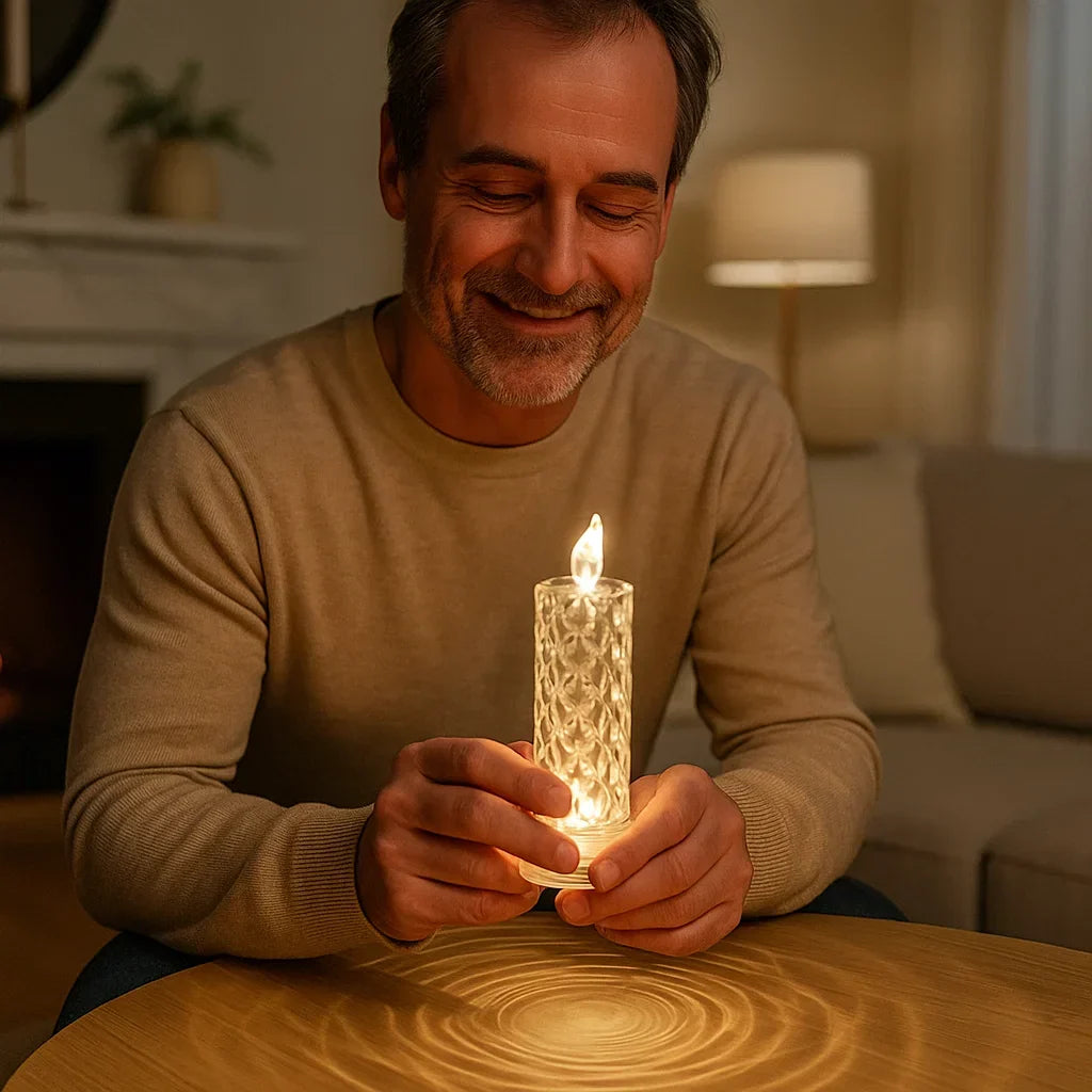 LED Crystal Candle Light