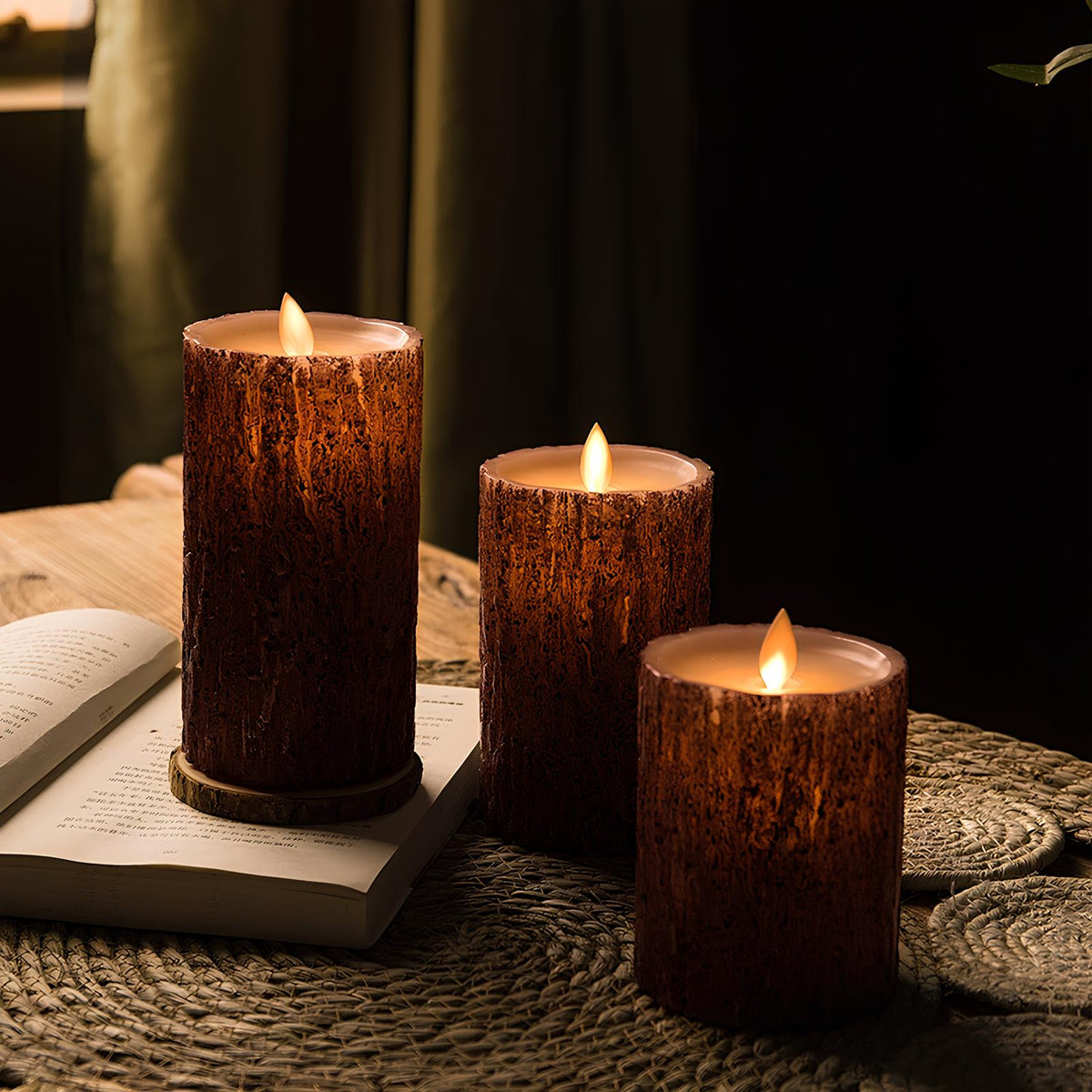 LED Candles LumiFlame | Flickering Real Wax Effect | Safe & Energy Saving | Various Sizes & Designs