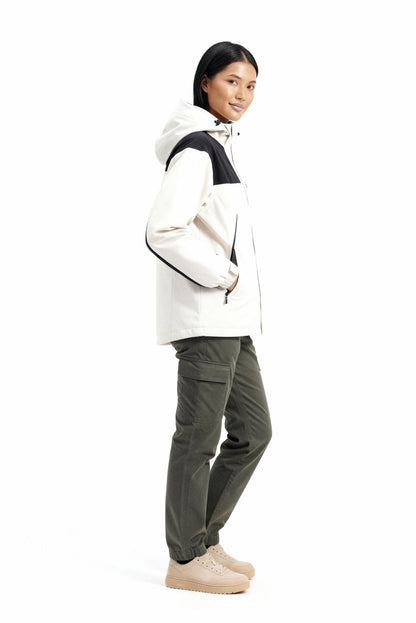 Sylis-Mode | 3-in-1 Fleece Winter jacket with hood for ladies