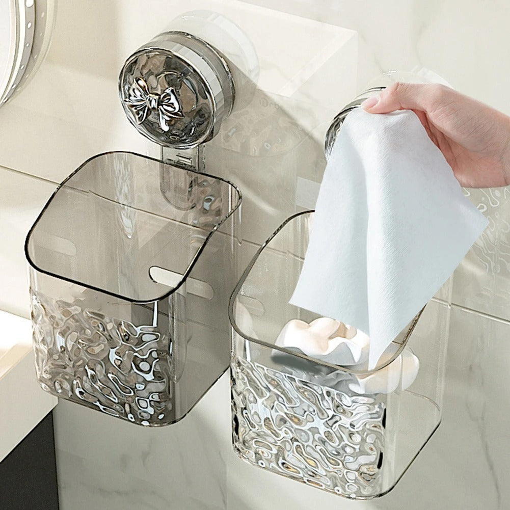 Practical wall shelf Drill-free storage in the bathroom