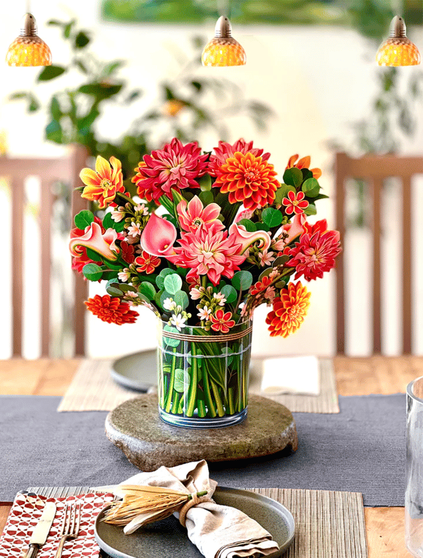 Plastic Pop-up Flower Incl. Free Gift Cards - Fair