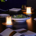 The elegance of a candle in a modern edition