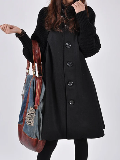 Sylis | Long coat in plus size
