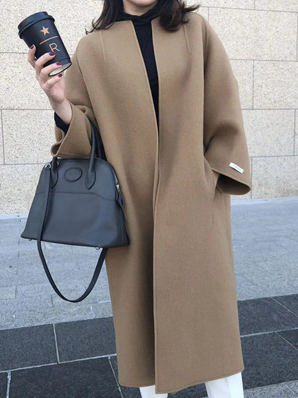 Sylis | Long wool coat for women