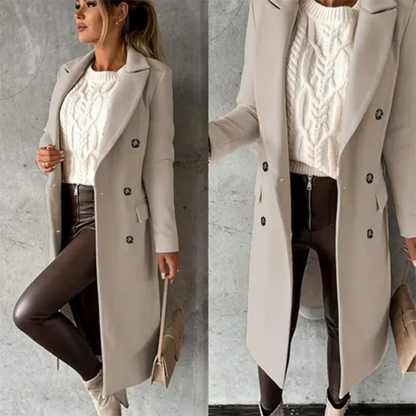 Sylis-Mode | Women's Warm Trench Coat Winter
