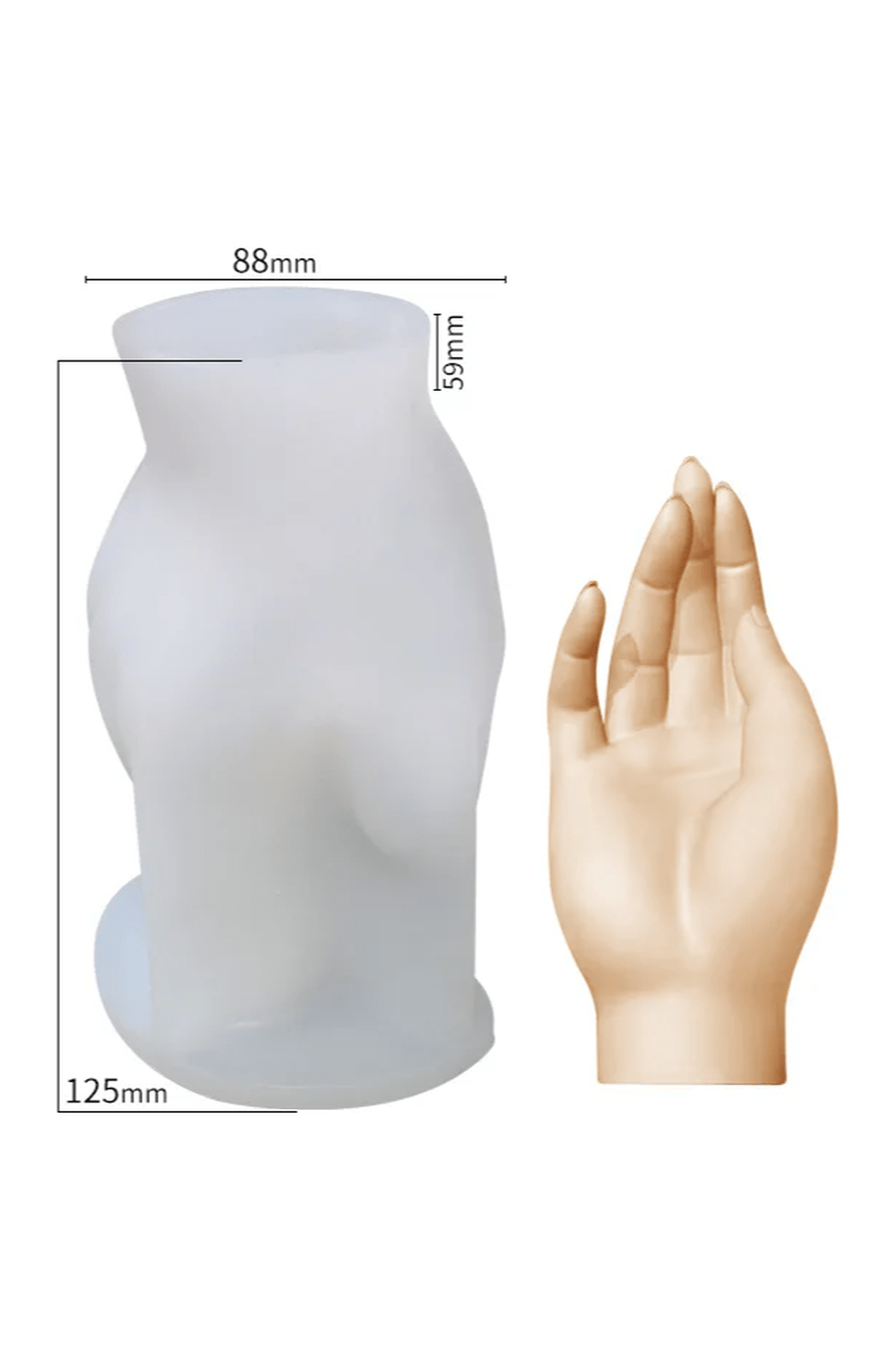 Finger candle shape DIY