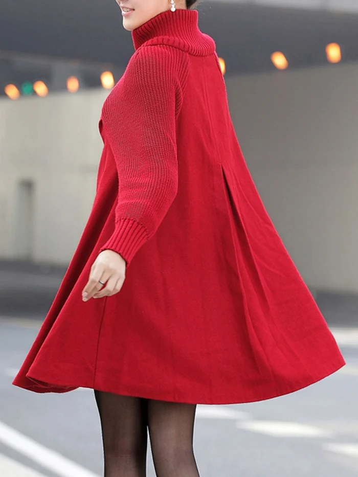 Sylis | Long coat in plus size