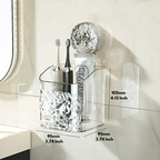Practical wall shelf Drill-free storage in the bathroom