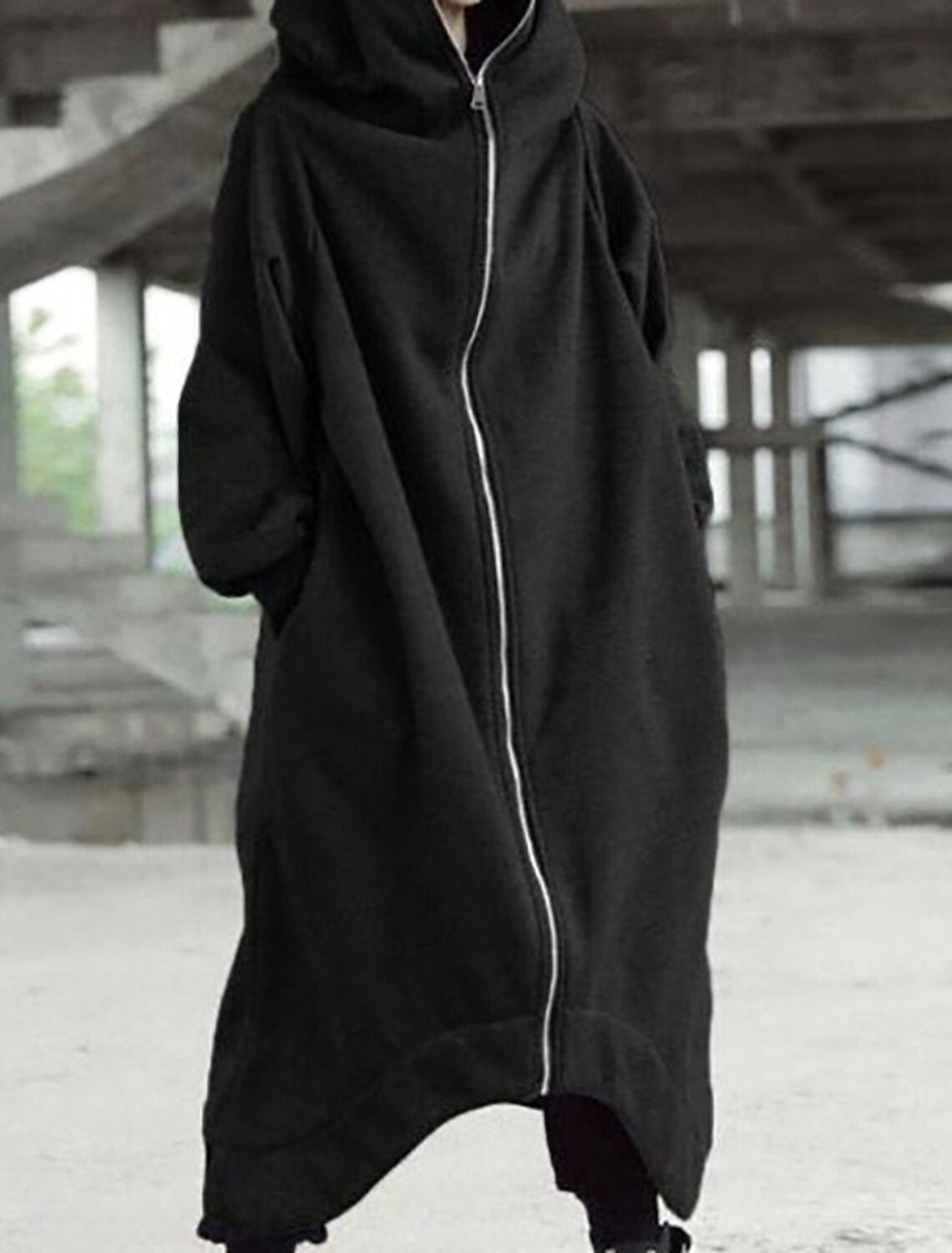 Sylis-Mode | Elegance Versatile Long Coat With Hood