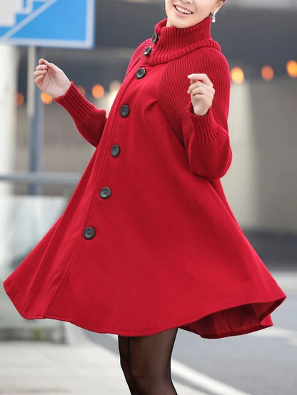 Sylis | Long coat in plus size
