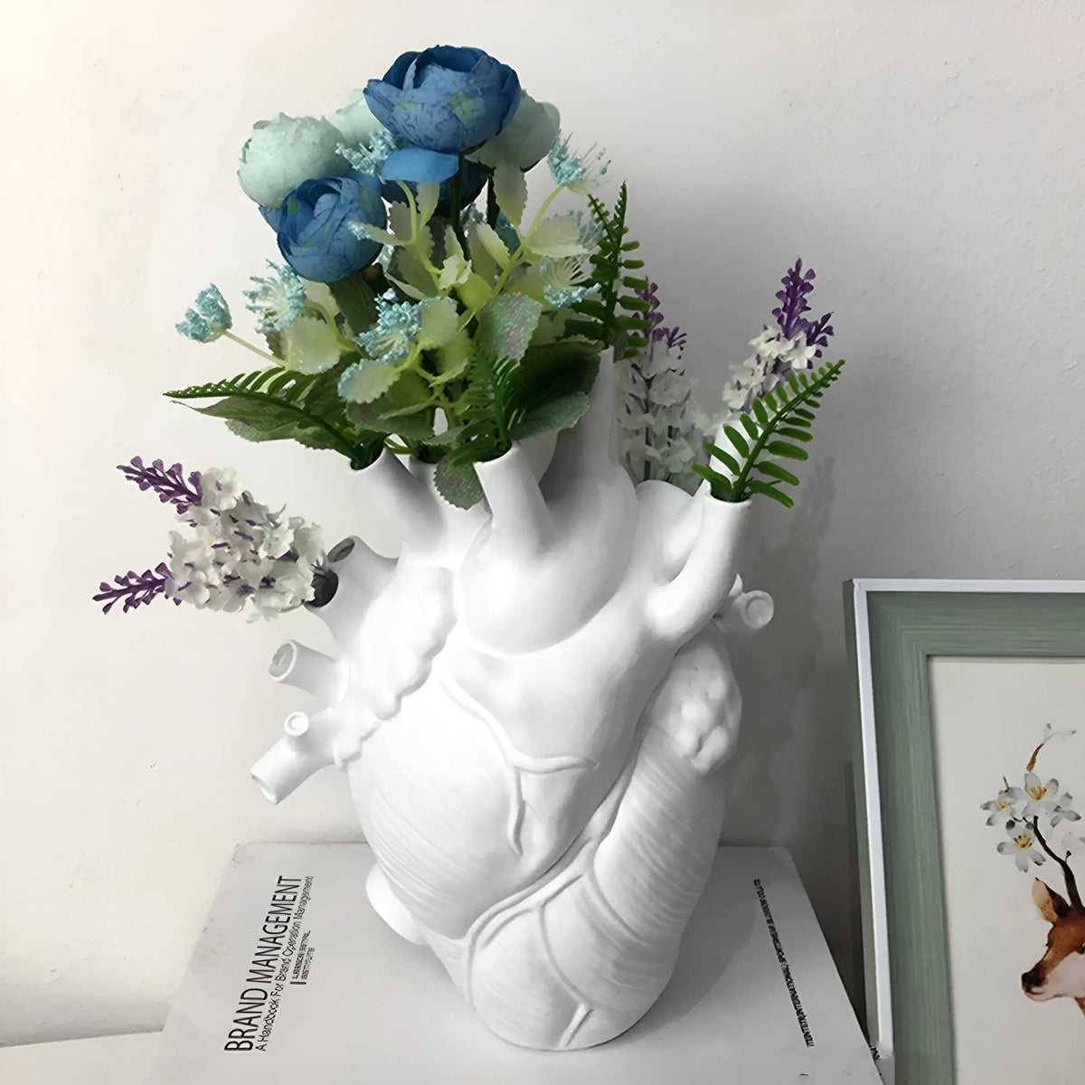 Elena Heart-Shaped Vase – Greek-Inspired