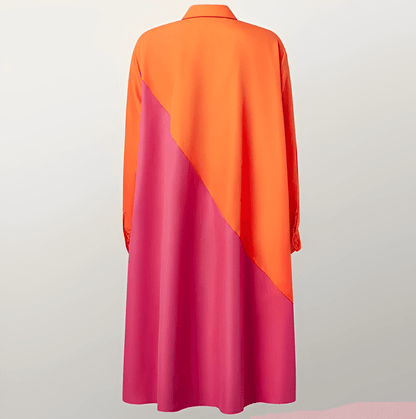 Sylis | Blouse with notched collar and three-quarter sleeves