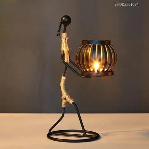 Retro & Stylish Candle Holder - VintageMan