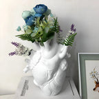 Greek Inspired Heart-Shaped Vase - Elena