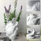 Greek Inspired Heart-Shaped Vase - Elena