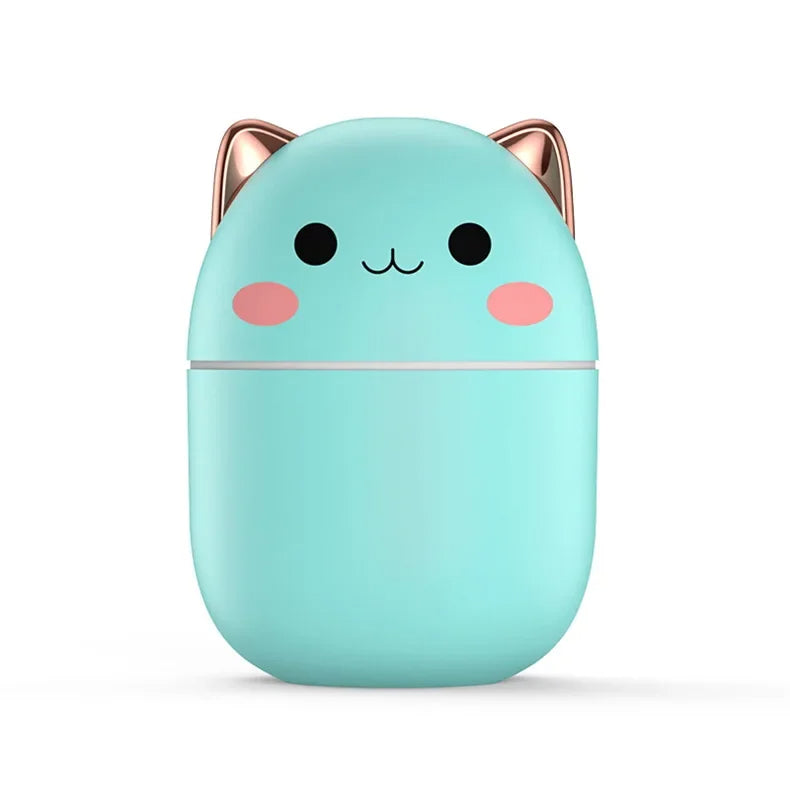 Cute Cat Room Humidifier and Aroma Oil Diffuser