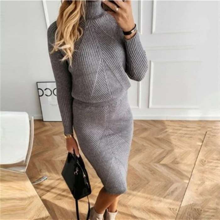 Sylis | Comfortable knit sweater dress